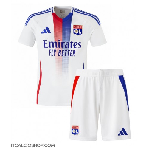 Olympique Lyonnais Alexandre Lacazette #10 Prima Maglia Bambino 2024-25 Manica Corta (+ Pantaloni corti)